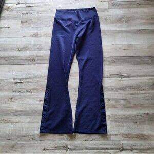 Echt Snap Side Purple Flare Leg Leggings Pants Y2K 00s Sz 3X Trackpants